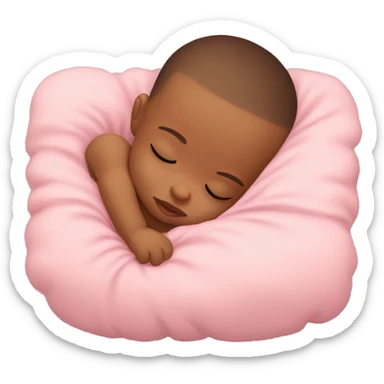Baby slepping sticker