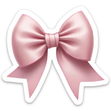 coquette bow sticker