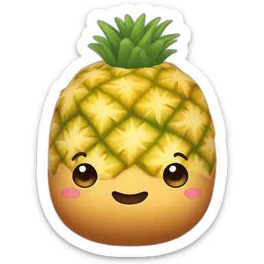 pineapple bun sticker