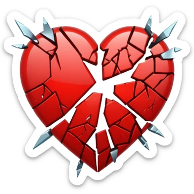heart break sticker