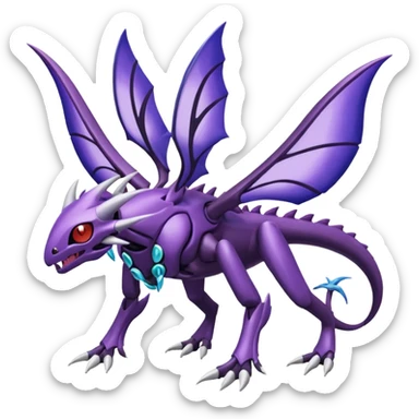 Genesect-Miraidon-Lunala-Fakémon-hybrid-creature (full body)  sticker