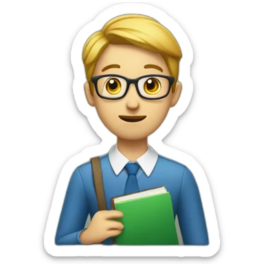 listens to the teacher attentively and with interest sticker