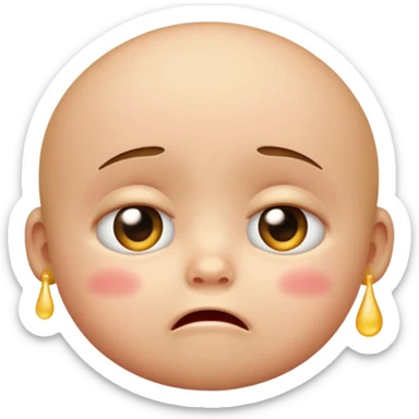 Please make an iPhone version of the baby emoticon that hurts because of the fever sticker