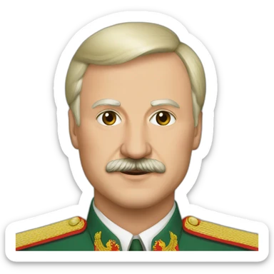 lukashenko belarus sticker