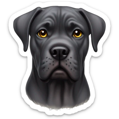 Cane corso named tikka sticker