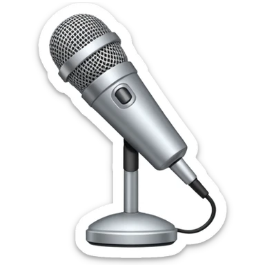 microphone sticker