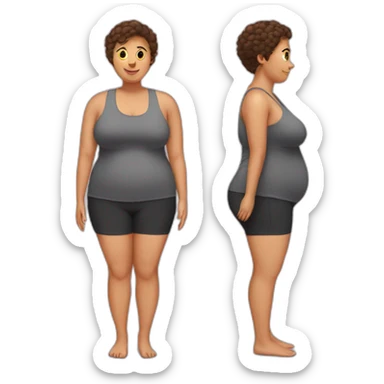 Weight loss buddy sticker
