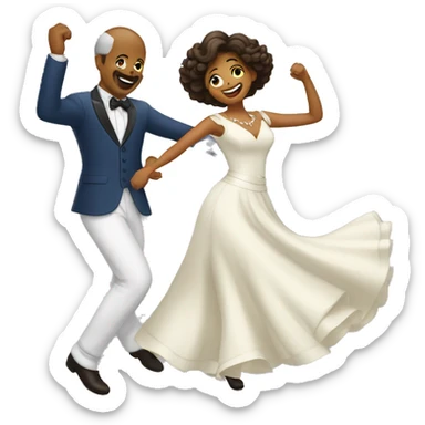 Pareja bailando  sticker