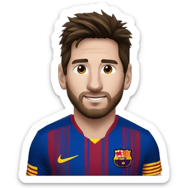 Messi gracioso sticker