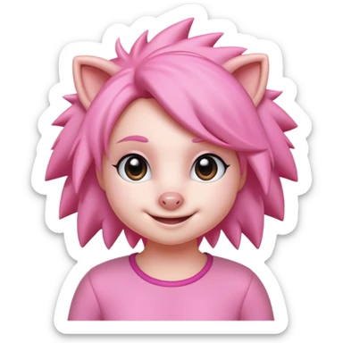 amy sonic hedgehog sticker
