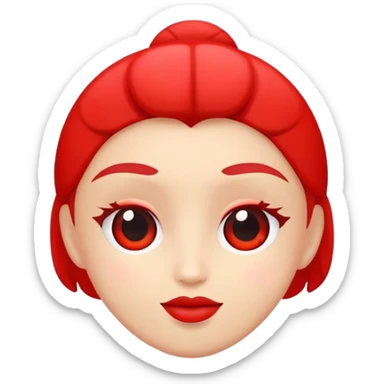 word  "Te Amo musho Viry", colors red sticker