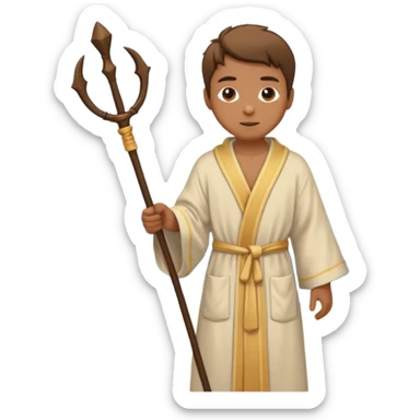 Human with divide sea sticker