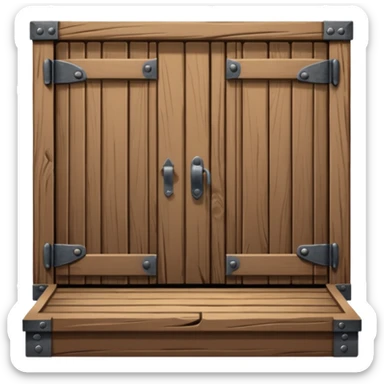 sealed trapdoor sticker