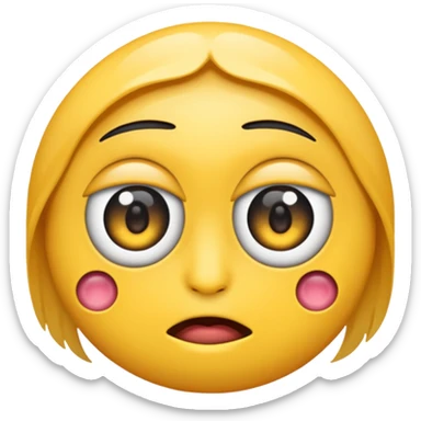 Rolling eyes emoji sticker