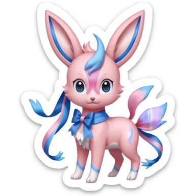 Anime Sylveon sticker