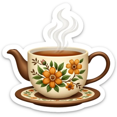 cup of tea sticker