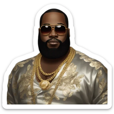 Rick ross  sticker