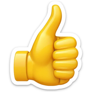 thumbs up emoji sticker