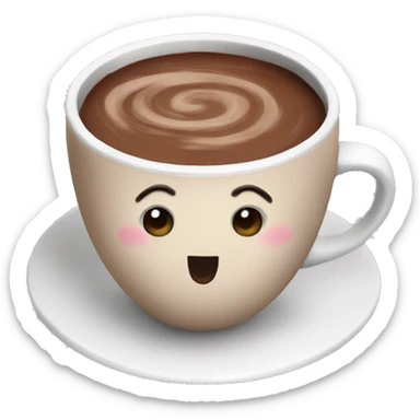 hot chocolate  sticker