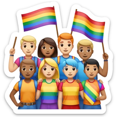 pride charcters sticker