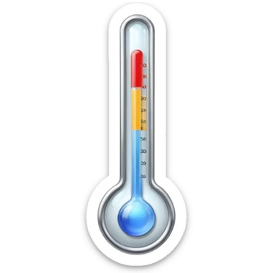 Thermometer sticker