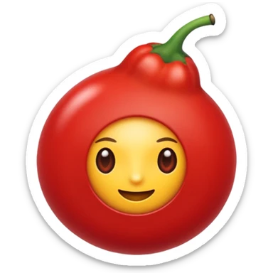 Uma mão apertando um botão escrito perigo sticker