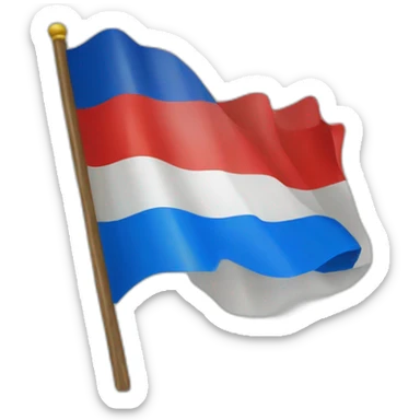 Russia flag and Ukraine Flag elarus flag sticker