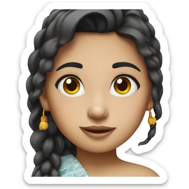 girl from bali  sticker