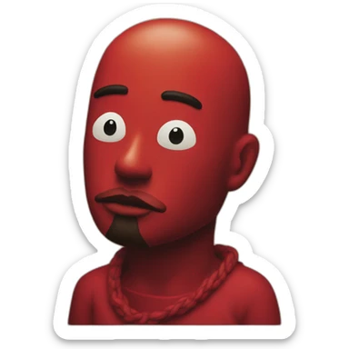 My beautiful darkest twisted fantasy album cover sticker