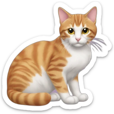 Pussy cat sticker