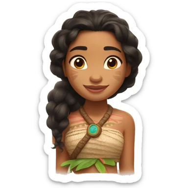 Moana from the Disney movie moana sticker