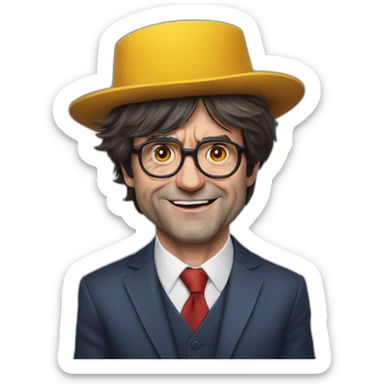 wolverine-carles-puigdemont-clown sticker