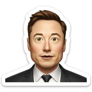 Elon-Musk-avec-une-calvitie sticker