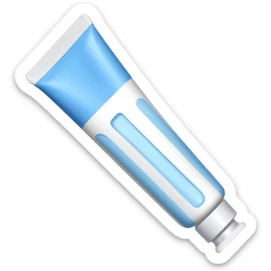 Toothpaste sticker