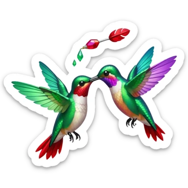MORE HUMMINGBIRDS sticker