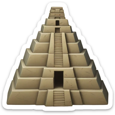Pirámide maya sticker