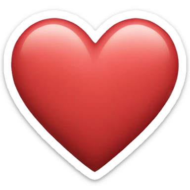 Heart sticker