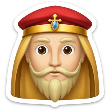 pretre du moyen age sticker