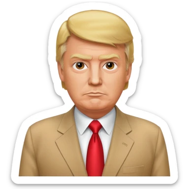 Donald Trump buscando ah Nicolás maduro sticker