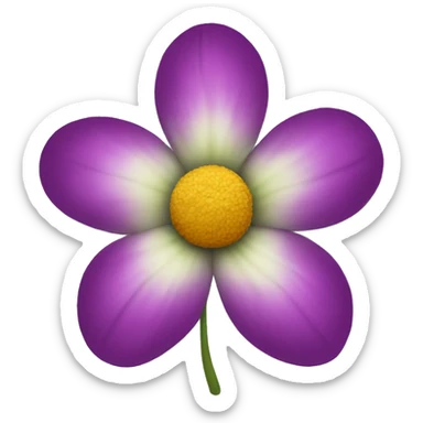 Flower sticker