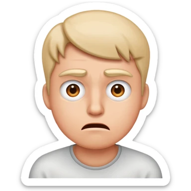 Confused and frustrated  sticker