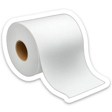 toilet paper sticker