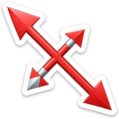 Red Arrow down  sticker