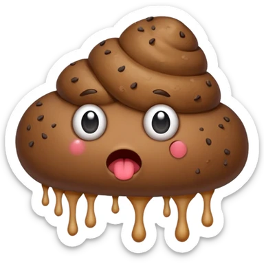 de un pedaso de caca de kinkon que se nombre lucy sticker