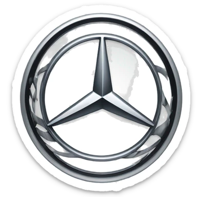 Logo mercedes sticker