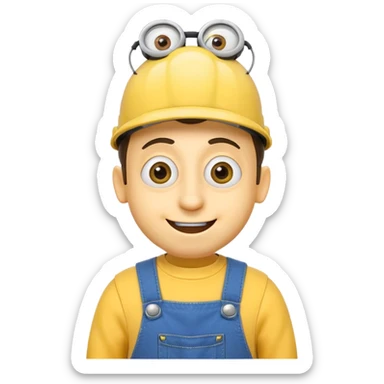 Goofy minion  sticker