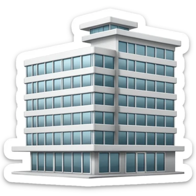 hospital buliding sticker