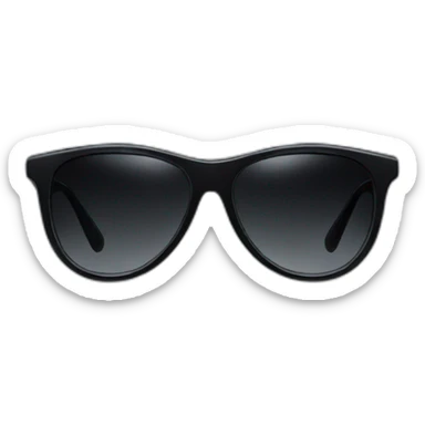 black sunglasses sticker