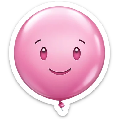 balloons made of bubble gum sticker