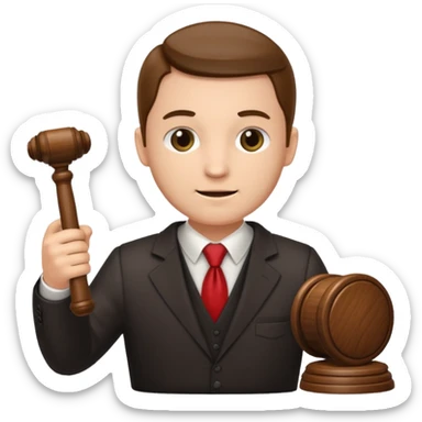 property auction, auctioneer sticker